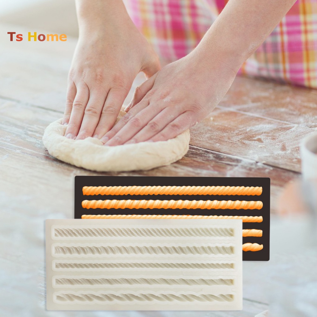 Bộ 5 Khuôn Silicone Làm Bánh Tráng Miệng DIY Có Thể Tái Sử Dụng