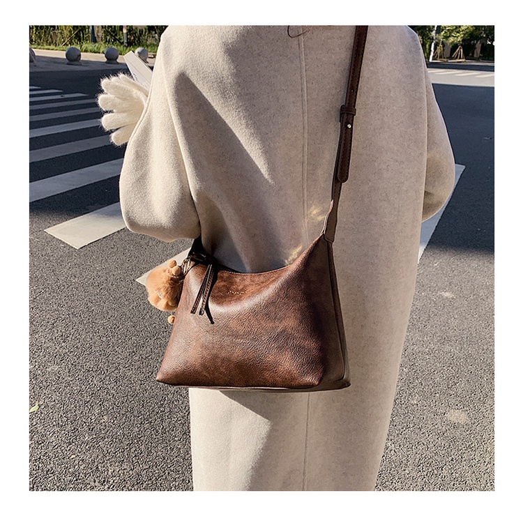 Túi Đeo JASMIN NOIR Chéo Da PU Thiết Kế Đơn Giản Thời Trang Cho Nữ