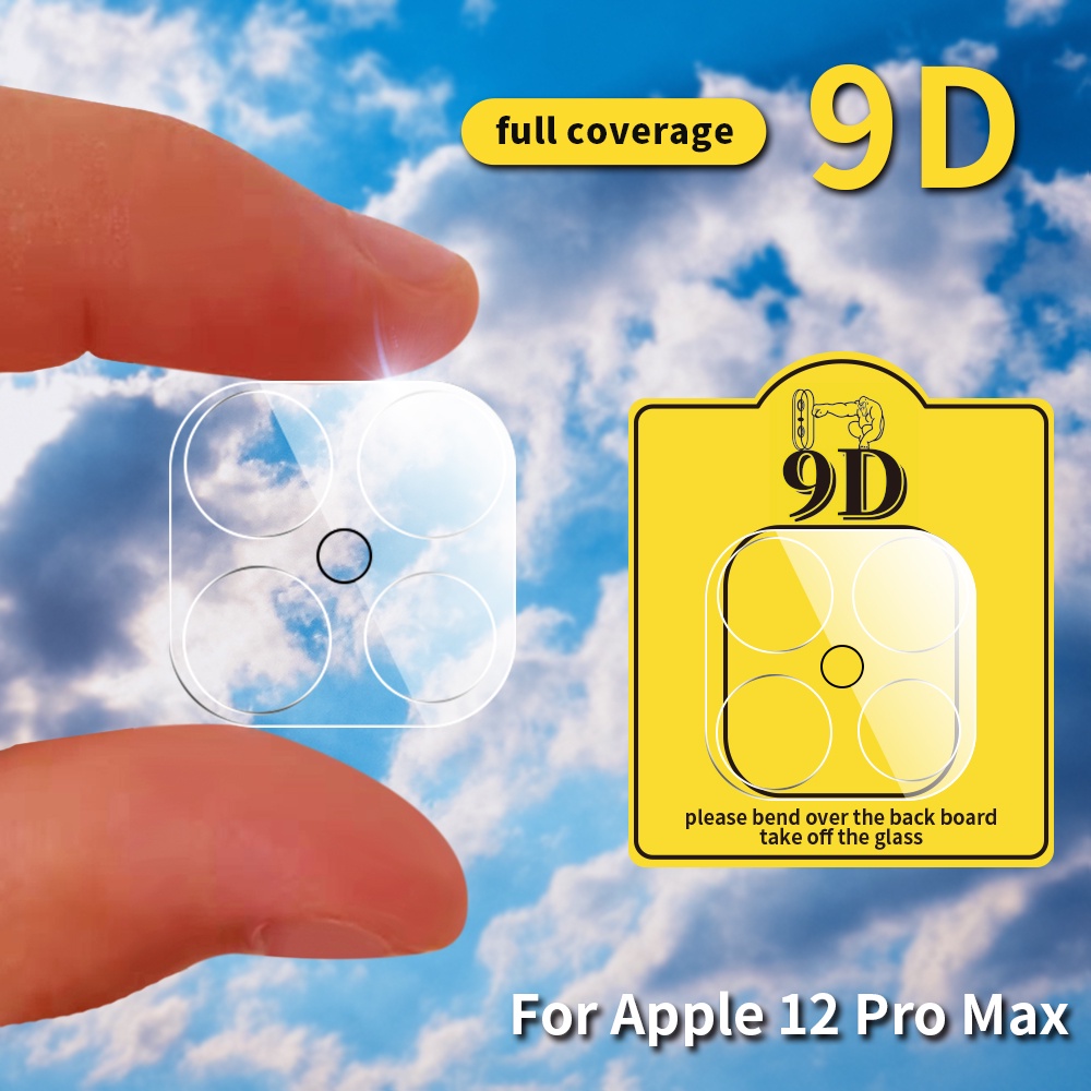 Kính Cường Lực 9H Bảo Vệ Ống Kính Máy Ảnh Cho iPhone 12 11 Pro Max Mini