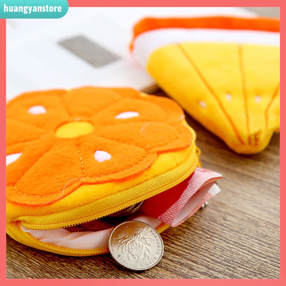 Móc Khóa Quả Cam / Dưa Hấu Nhồi Bông Đáng Yêu