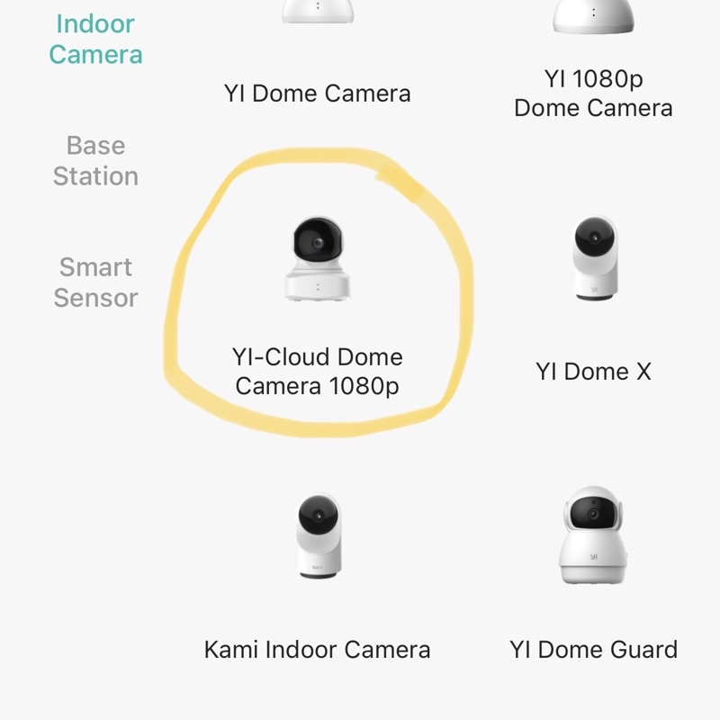 Camera yi cloud dome 1080 lỗi