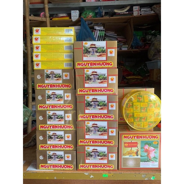 Combo 3 hộp bánh đậu xanh cao cấp Nguyên Hương 320gram - Đặc sản Hải Dương