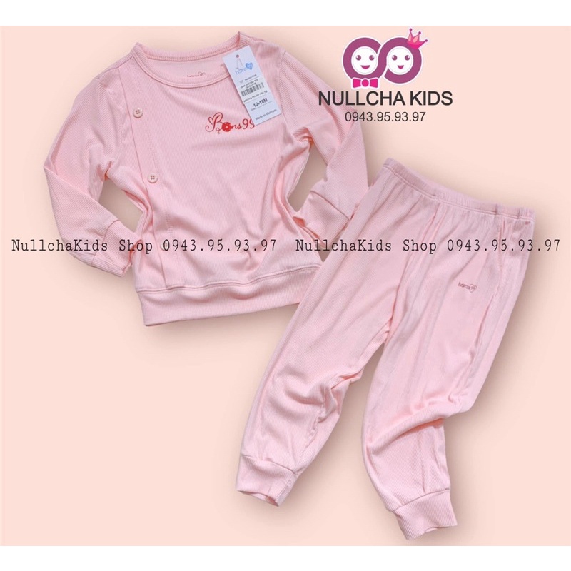 Bộ Dài Tay Sợi Tre/Bamboo Cho Bé 6m-4y