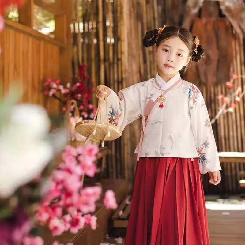 Babyfair. Bộ Hán Phục Phong Cách Trung Hoa Cổ Điển Cho Bé Gái