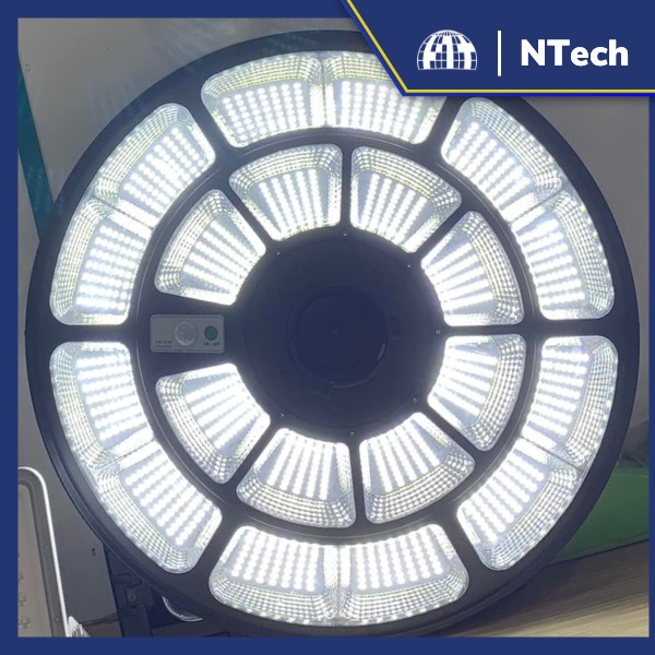 Đèn sân vườn 1000w, đèn đĩa bay năng lượng mặt trời UFO1000  - Công suất 1000W Khung ABS- 908 Chip Led SMD