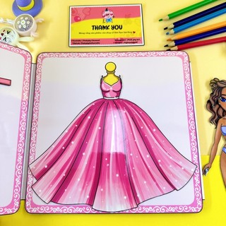 Sàn diễn ballet búp bê giấy 👗