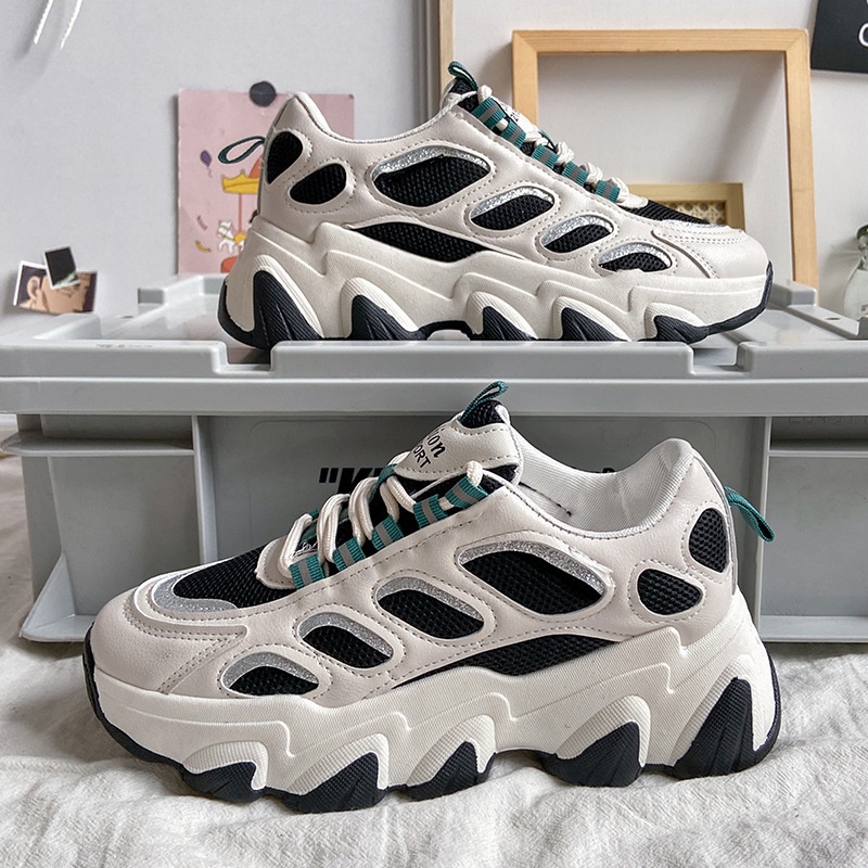 ISAHINI Giày Thể Thao Đế Cao Thoải Mái Thời Trang 2023 Cho Nữ 0223010704