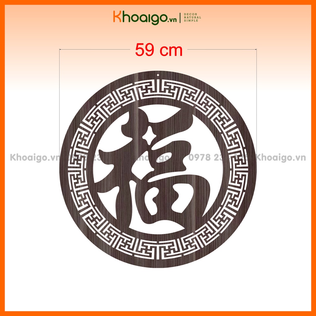 KHUNG VIỀN TRANG TRÍ BAN THỜ GIA TIÊN SIZE 59, Hoa Văn Trang Trí Bàn Thờ bằng gỗ MDF Thái Lan Chống Ẩm Màu Nâu Óc Chó