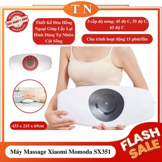Máy Massage Lưng Xiaomi Momoda SX351 - Máy Massage Mini Thiết Kế Đèn Hồng Ngoại Giúp Lấy Lại Hình Dáng Tự Nhiên Cột Sống