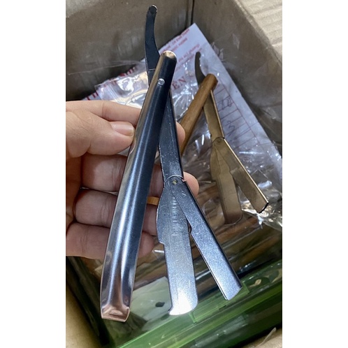 Dao cạo mặt,cạo lông cạo râu inox màu inox