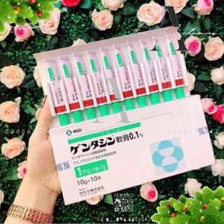 Gel xóa sẹo gentacin ointment 0,1% gentamicin sulfate - 1 tuýp