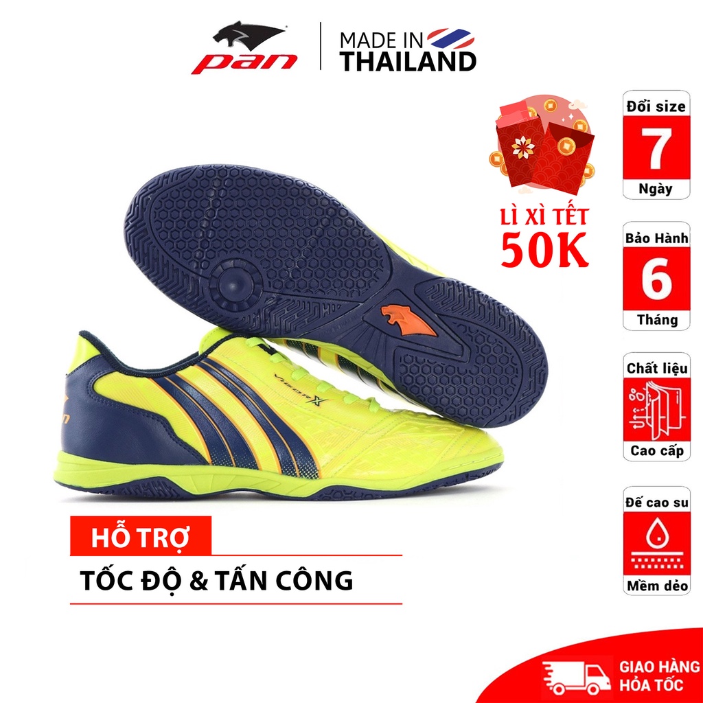 Giày bóng đá đế bằng sân futsal Pan Thailand Vigor X Easy IC