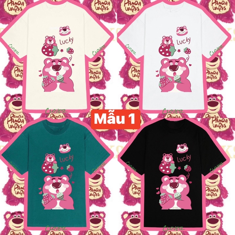 [Mã TOPADD giảm đến 20k đơn 150k] Tee Gấu Losto Cotton 100% Dày Dặn