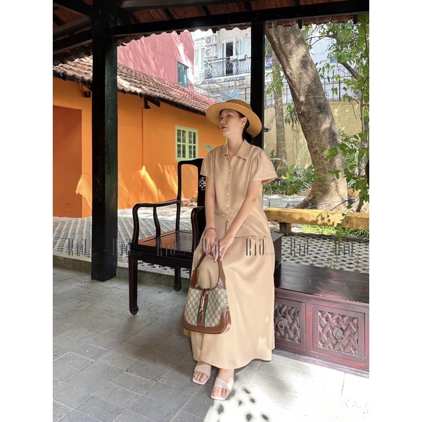 Ria de Leidi - Set áo sơ mi và chân váy xoè thanh lịch, sang trọng | MER SET