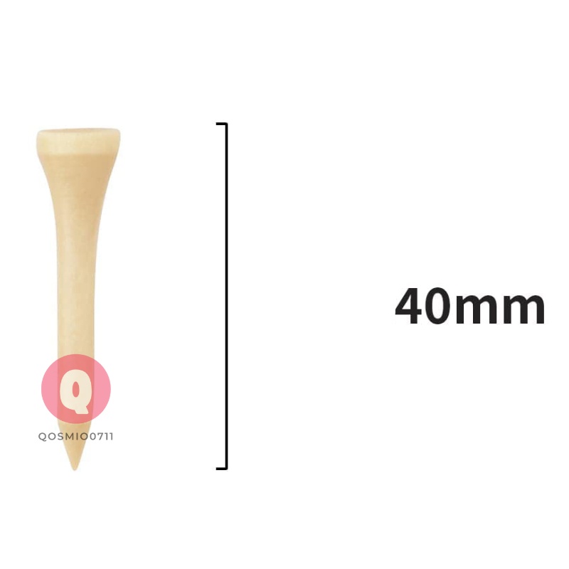 Tee Gỗ Ngắn 40MM Tabata GV0432 Chính Hãng