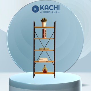 Kệ gỗ chân sắt 5 tầng kachi mk245