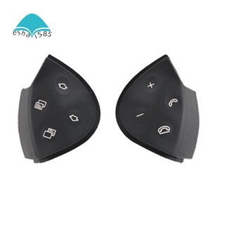 Viền nút điều khiển vô lăng màu đen cho mercedes benz e-class w211 e320 e350 e550 2003-2006