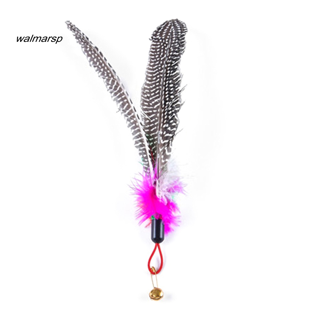 Gậy Lông Vũ Gắn Chuông Thay Thế Đồ Chơi Tương Tác Cho Mèo