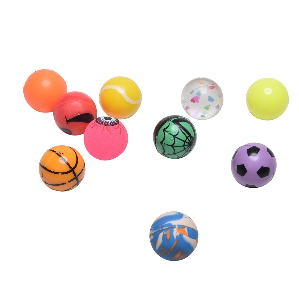 Bóng Nẩy Cao Su Siêu Đàn Hồi Size 2,7cm, Món Quà Đồ Chơi Vận Động Cho Bé