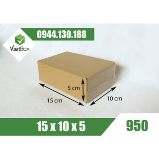 Combo 40 hộp carton 15x10x5