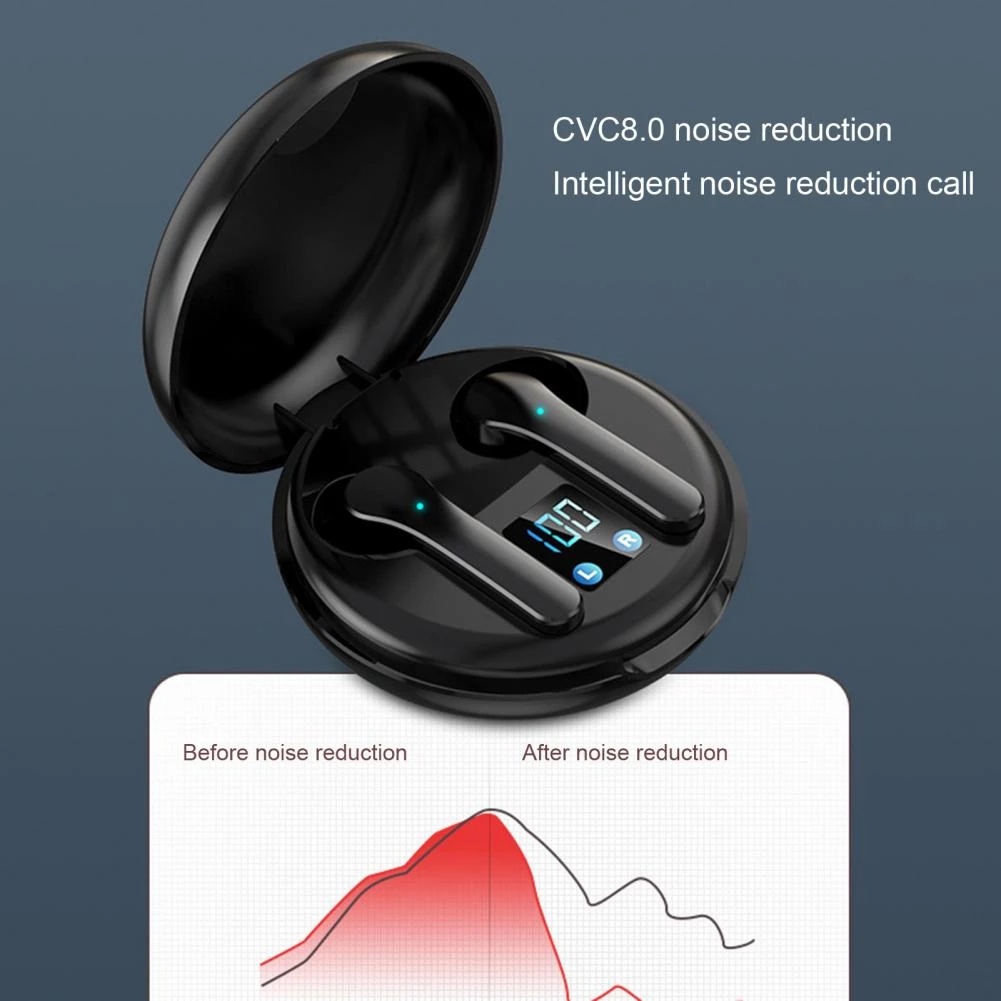 Tai Nghe Bluetooth 5.0 Không Dây Mini Chống Thấm Nước Kèm Mic JS82 TWS