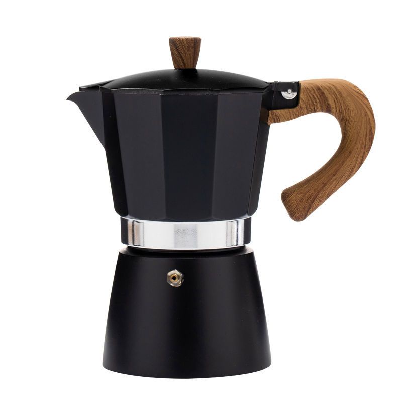 European Style Moka Pot Italian Household Italian Extraction Pot Hand Made Coffee Maker Set Concentr