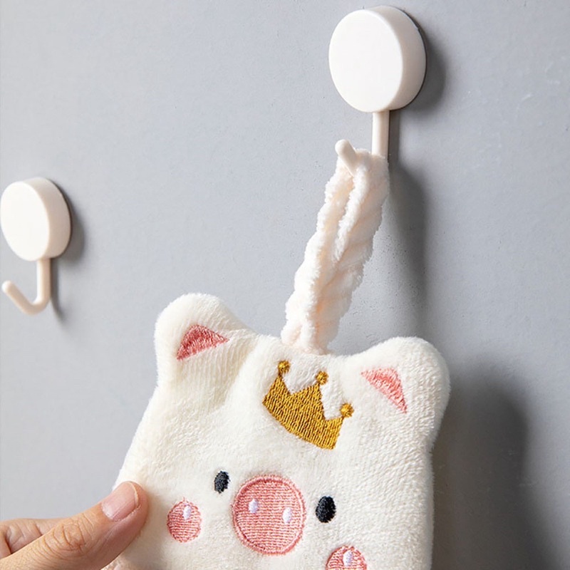 Khăn Lau Tay Thấm Hút Tốt Hình Heo Con Xinh Xắn