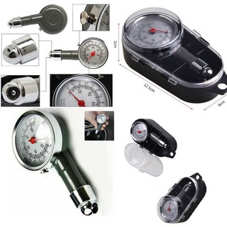 Combo 2 Máy đo áp suất lốp ô tô, đồng hồ đo lốp xe máy