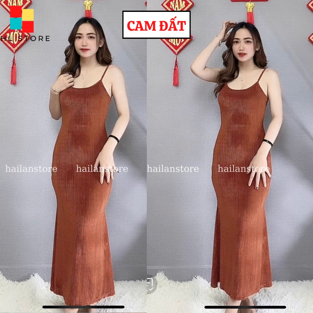 V88 Đầm đuôi cá chất nhung Hải Lan Store 2 lớp dày dặn