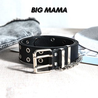 Belt 2 lỗ, thắt lưng đục 2 lỗ ulzzang korea Gotic, Y2K không kèm chain, ảnh thật