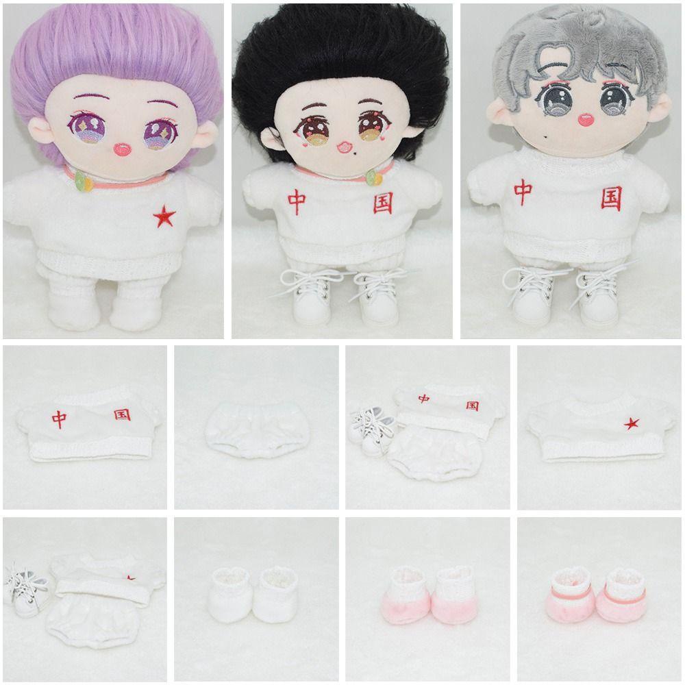 Bộ Trang Phục Cotton Gồm 8 Kiểu Tùy Chọn Kích Thước 20cm Dành Cho Búp Bê