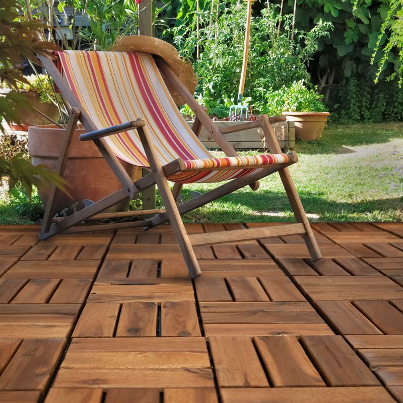 Ván sàn gỗ keo 12 nan  tự lắp , dùng lót phòng khách ,spa, sân thượng , ban cong  . chống trơn. Hang chat luong cao