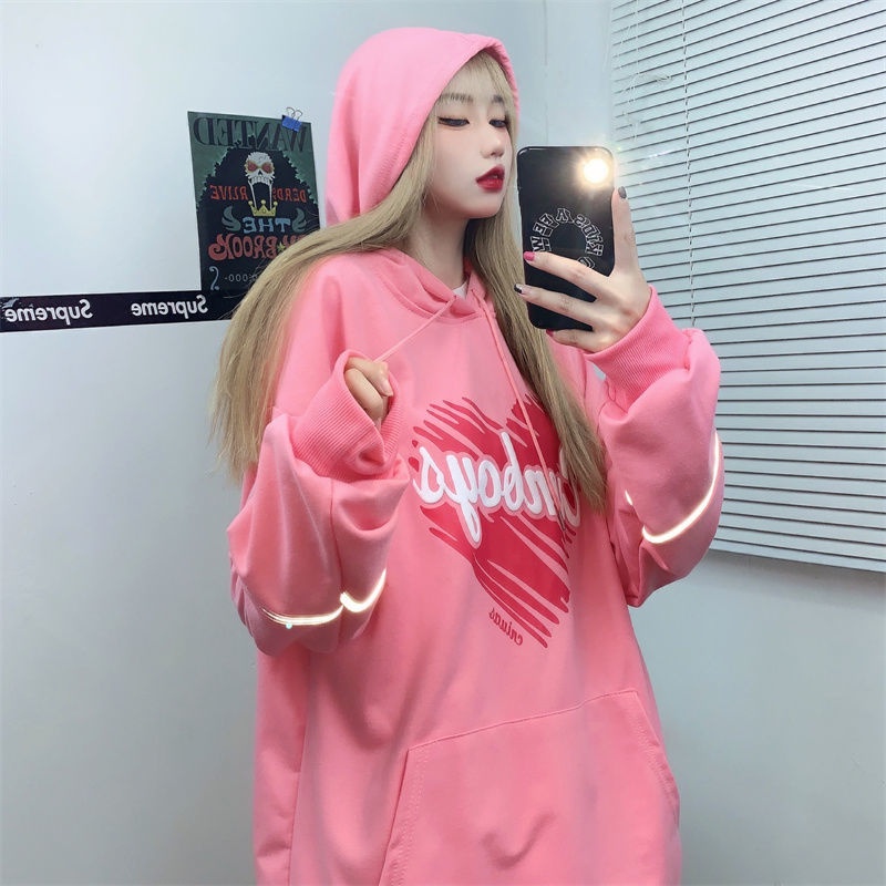 Áo Hoodies Dáng Dài Hoạ Tiết Hình Trăn Phong Cách Hàn Quốc