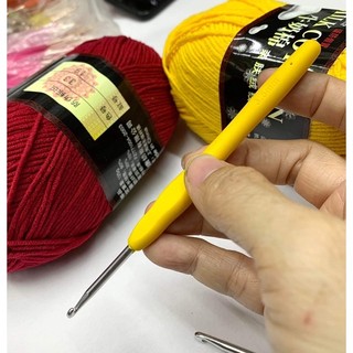 Bộ móc len sợi cao cấp 9 cây