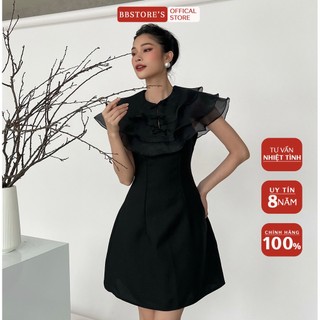  BBSTORE'S Đầm Xòe Cổ Bèo Dự Tiệc Siêu Xinh -D1601