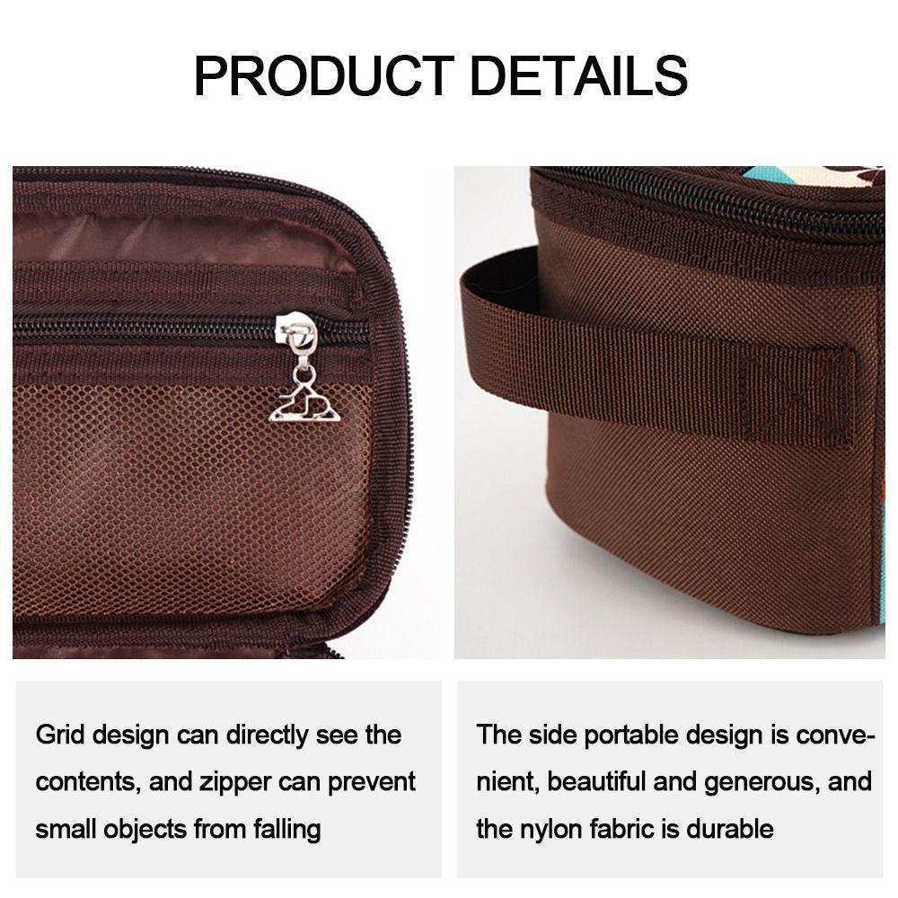 MUVAKO Túi Đựng Dụng Cụ Ăn Uống Thiết Kế Nhỏ Gọn Tiện Dụng Mang Theo Du Lịch Cắm Trại