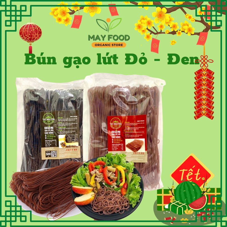 Bún gạo lứt đỏ ăn kiêng, Bún gạo lứt đen eatclean hỗ trợ giảm cân cực kỳ