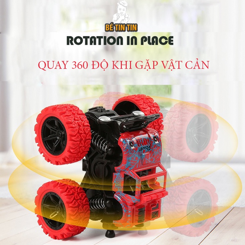 Combo Đồ chơi xếp hình/ đồ chơi lắp ráp 168 chi tiết và Xe ô tô đồ chơi cho bé trai, xe địa hình bánh đà nhào lộn 360 độ