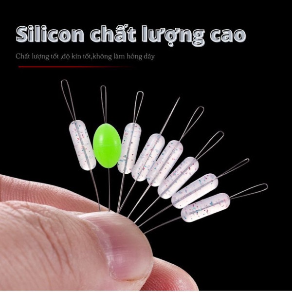Hạt Chặn Săn Hàng Silicon Cao Cấp 7+1. Chuyên Câu Đài