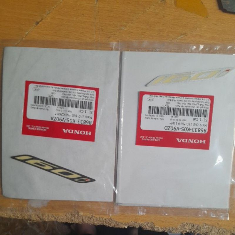 Tem sh 150i  tem chữ 150i honda sh 150i2013-2017-2019-2020-2021 chính hãng