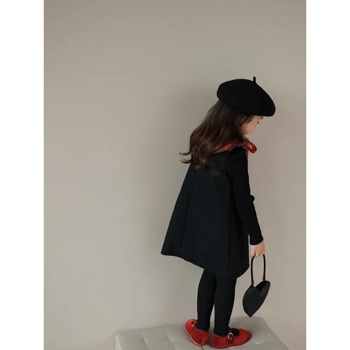 Váy ngắn tay tiểu thư phối cổ sen caro Danchau 88