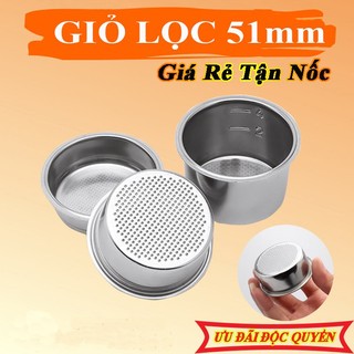 Giỏ lọc 51mm/ Chén lọc 51mm cho tay pha máy cà phê - linh kiện máy cà phê