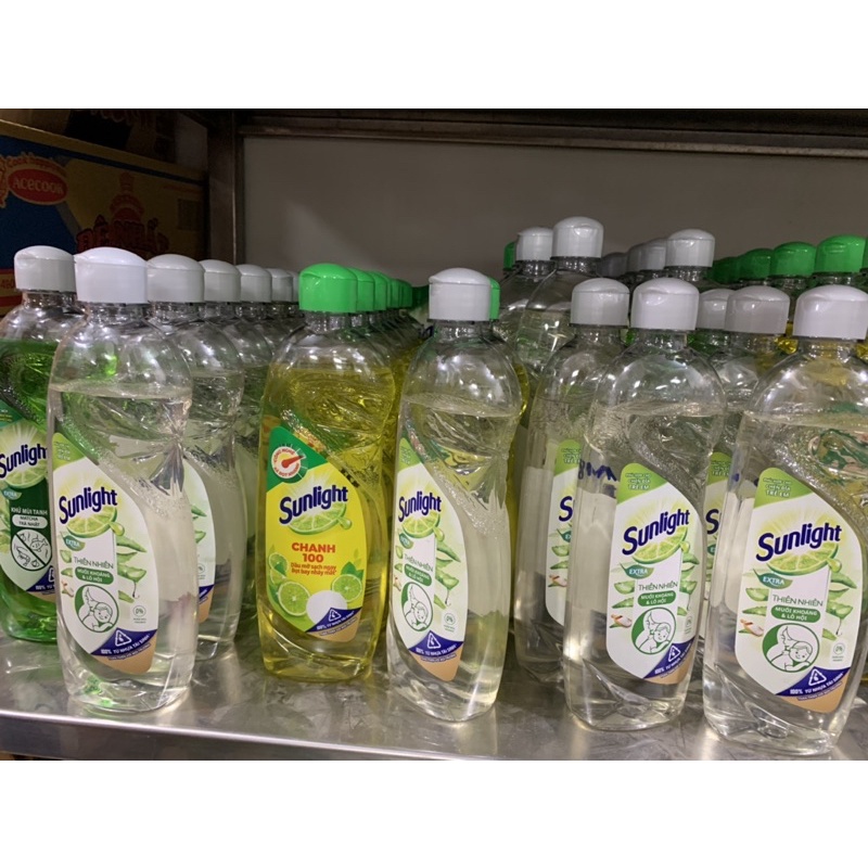 nước rửa chén sunlight đủ size