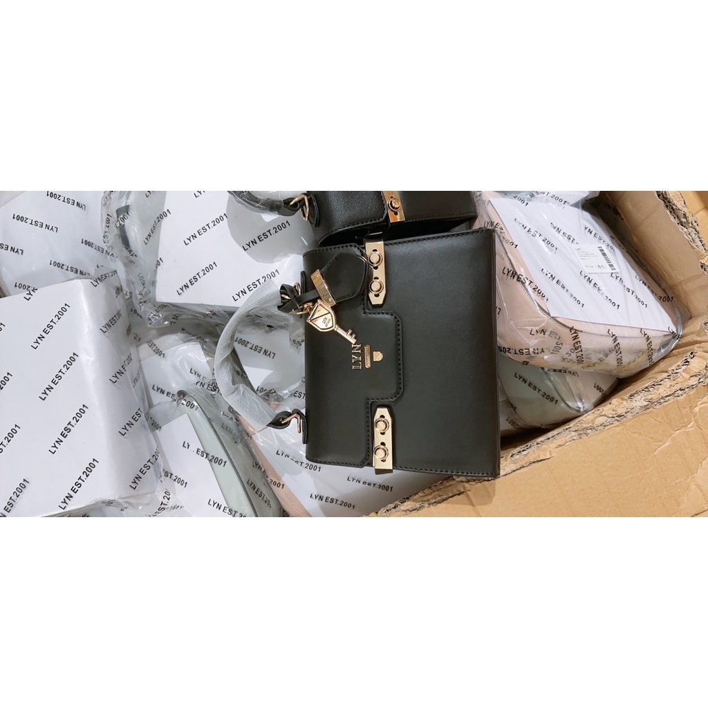 Túi lyn tay cầm dáng kelly