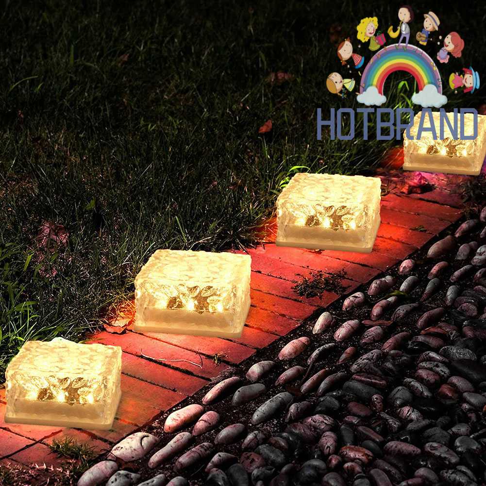 Đèn Led 4 Bóng Hình Khối Lập Phương Chống Nước Trang Trí Sân Vườn Ngoài Trời