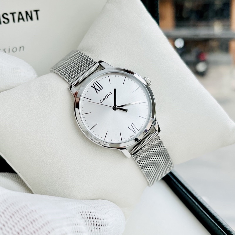 Đồng hồ nữ dây thép Casio LTP-E157M-7A