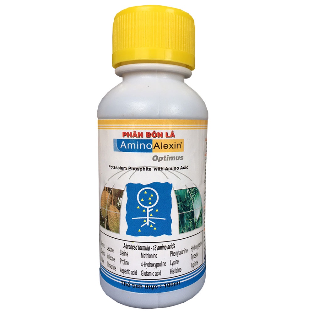 Phòng bệnh thán thư, thối trái, thối lá cho cây_Phân Bón Lá Amino Alexin 100ml