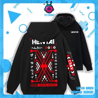 Áo Hoodie Urban Kitsune: Hentai Sensei Nỉ bông ngoại nhập by The Runaway