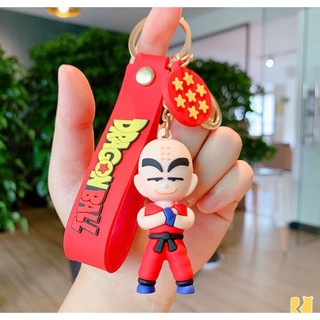 Móc Khóa Dragon ball Dây Chuyền Móc Khóa Trang Sức Kriling, thầy rùa kame, ma bư mập, PoPo