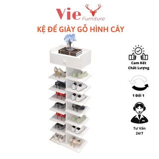 Kệ Để Giày 💗FREESHIP💗 Kệ Giày Gỗ Hình Cây Cực Tiện Ích